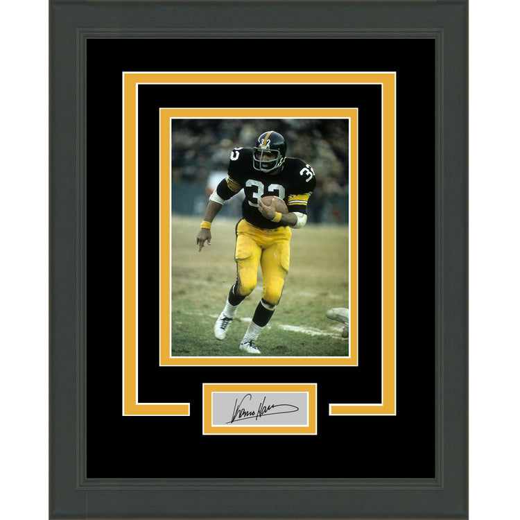 Framed Franco Harris Facsimile Laser Engraved Signature Auto Pittsburgh Steelers 11x14 Football Photo