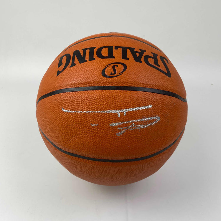 Autographed/Signed Tyler Herro Miami Heat Spalding Full Size F/S Basketball JSA COA