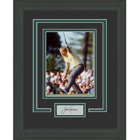 Framed Jack Nicklaus Facsimile Laser Engraved Signature Auto 11x14 Golf Photo