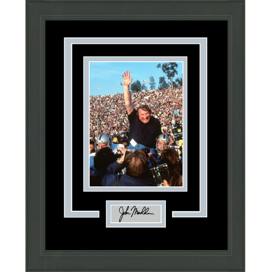 Framed John Madden Facsimile Laser Engraved Signature Auto Oakland Raiders 11x14 Football Photo