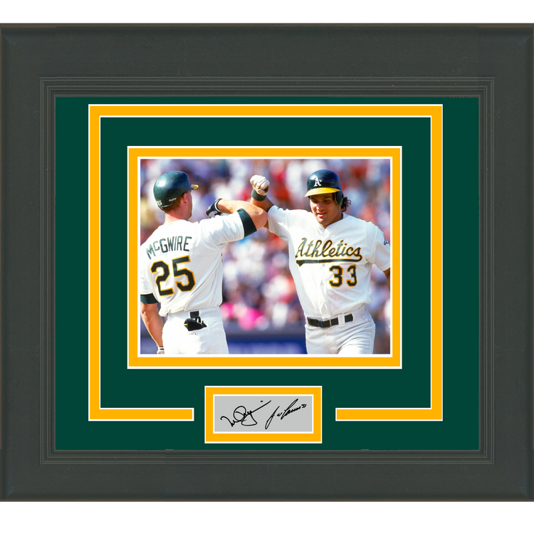 Framed Jose Canseco & Mark McGwire Facsimile Laser Engraved Signature Auto Oakland A's Athletics 11x14 Baseball Photo