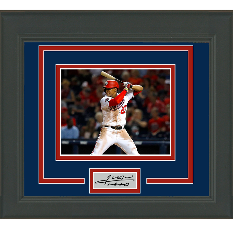 Framed Juan Soto Facsimile Laser Engraved Signature Auto Washington Nationals 11x14 Baseball Photo