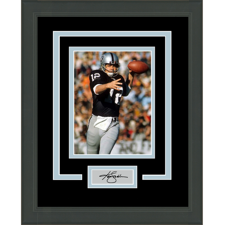 Framed Ken Stabler Facsimile Laser Engraved Signature Auto Oakland Raiders 11x14 Football Photo