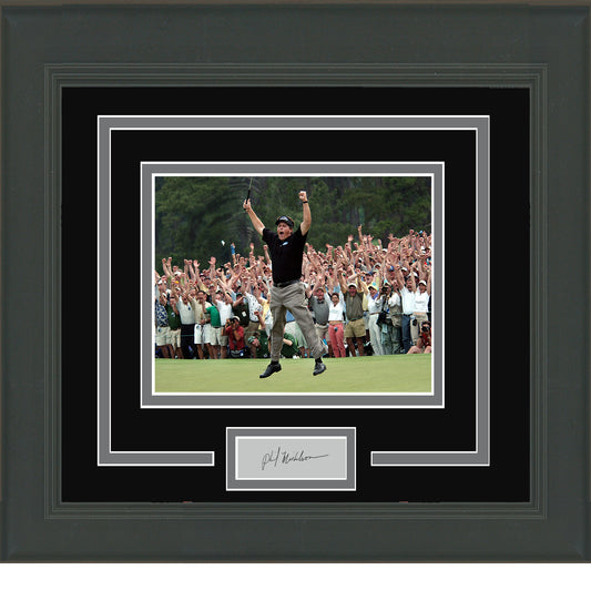 Framed Phil Mickelson Facsimile Laser Engraved Signature Auto 11x14 Golf Photo