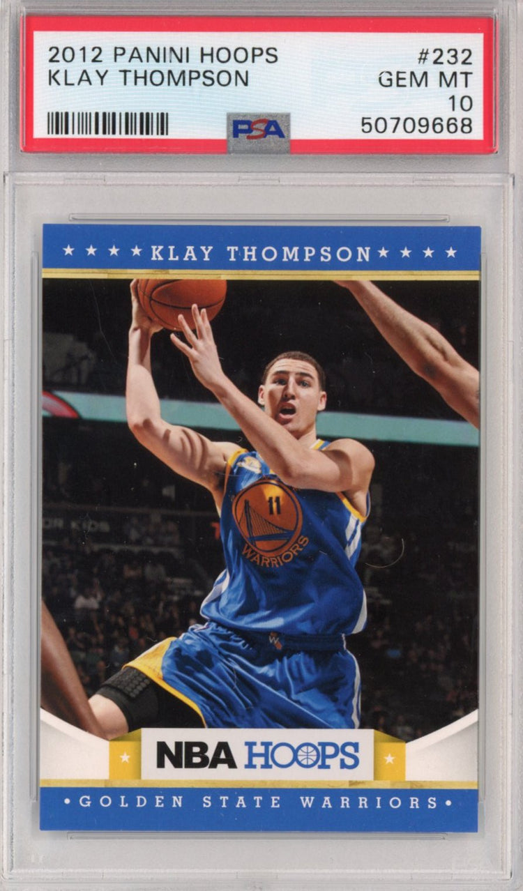 Graded 2012-13 Panini Hoops Klay Thompson #232 Rookie RC Basketball Card PSA 10 Gem Mint