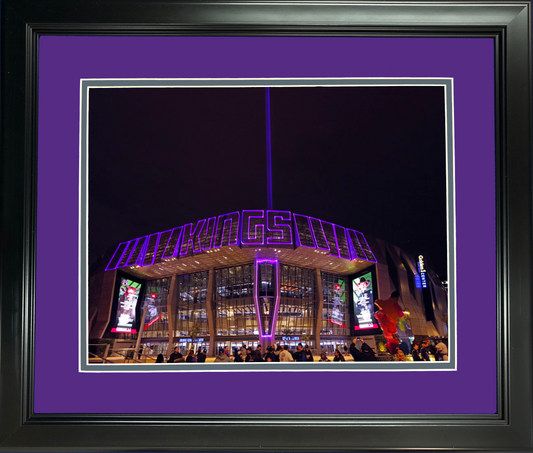 Framed Sacramento Kings Light The Beam 11"x14"Basketball Photo