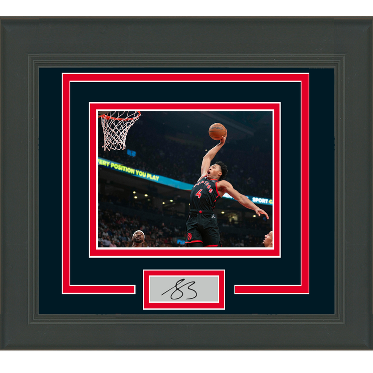 Framed Scottie Barnes Facsimile Laser Engraved Signature Auto Toronto Raptors 11x14 Basketball Photo