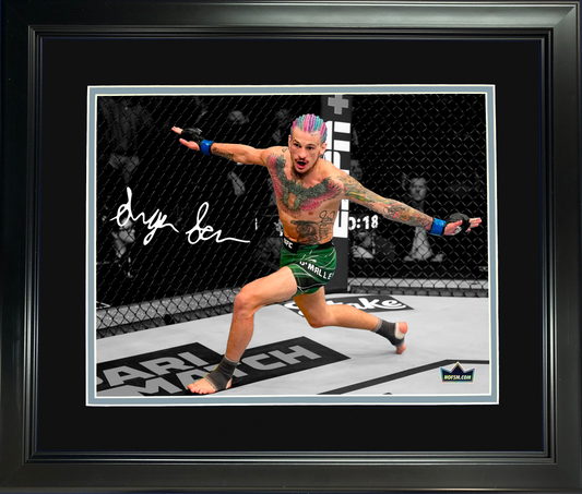 Framed Sean O'Malley UFC Facsimile Laser Engraved Signature Auto 11"x14"MMA Photo HOFSM Holo