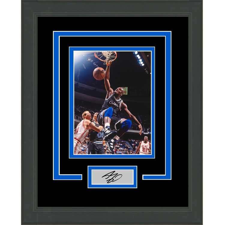 Framed Shaquille O'Neal Facsimile Laser Engraved Signature Auto Orlando Magic 11x14 Basketball Photo