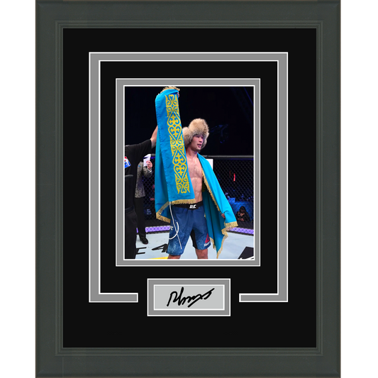 Framed Shavkat Rakhmonov Facsimile Laser Engraved Signature Auto UFC 11x14 Photo