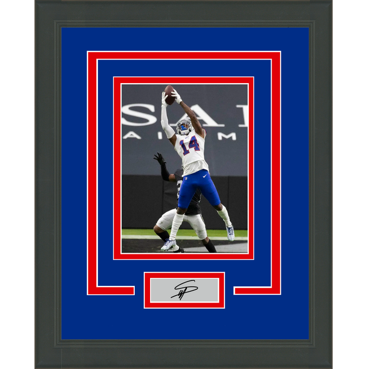 Framed Stefon Diggs Facsimile Laser Engraved Signature Auto Buffalo Bills 11x14 Football Photo
