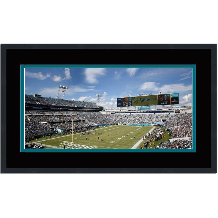 Framed TIAA Bank Field Jacksonville Jaguars 16x24 Football Photo Professionally Matted