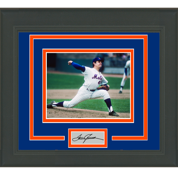 Framed Tom Seaver Facsimile Laser Engraved Signature Auto New York Mets 11x14 Baseball Photo